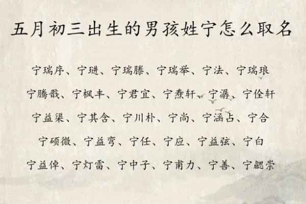 2019年3月15号寅时出生的男孩要怎么起名字姓名
