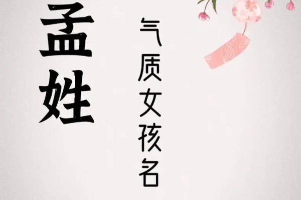 好听的孟姓女孩起名姓名