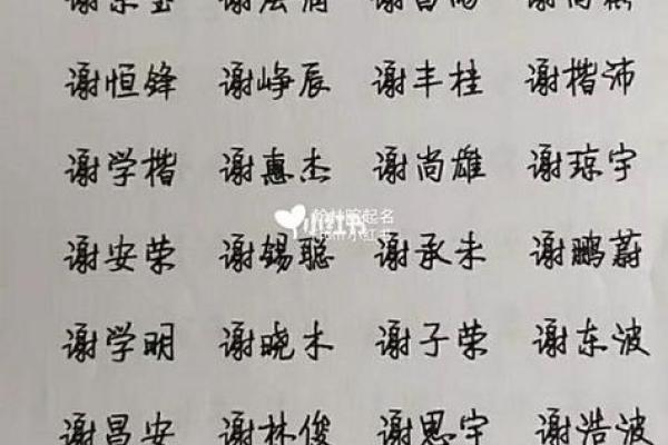 谢姓女孩名字大全-谢姓女孩起名字大全-谢姓名字大全姓名
