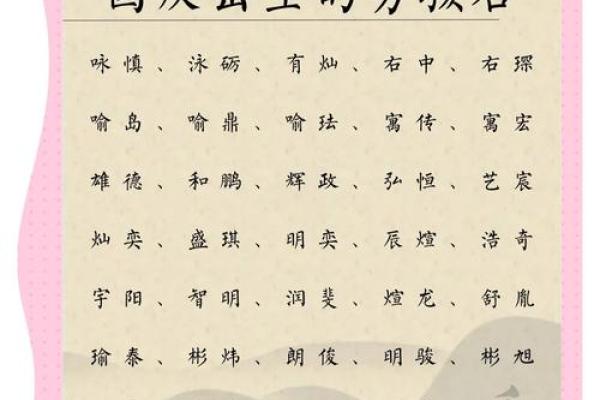 2019年3月15号子时出生的男孩应该起什么样的名字姓名