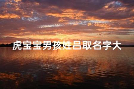 吕姓男孩名字大全-吕姓男孩起名字大全-吕姓名字大全姓名