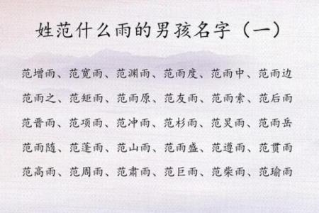 范姓女孩名字大全-范姓女孩起名字大全-范姓名字大全姓名