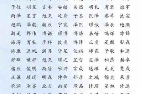 男孩起名常用字-姓名学-华易算命网姓名